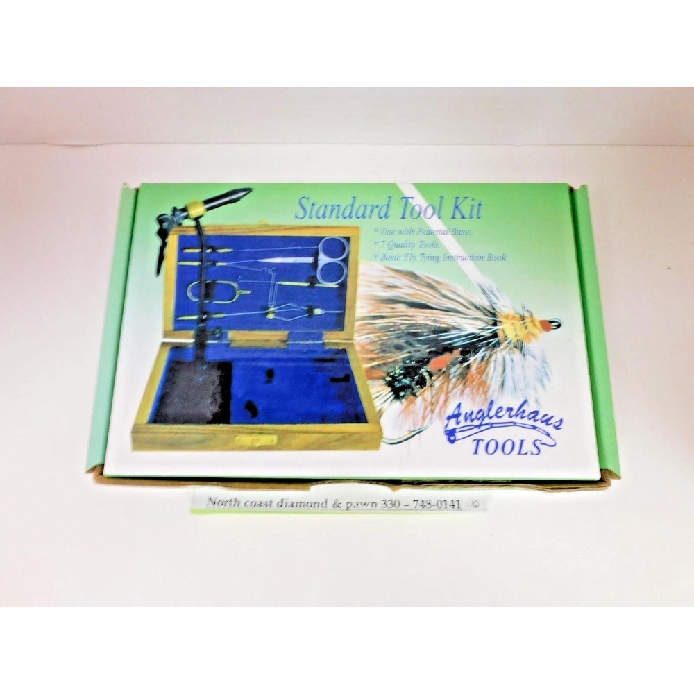 Anglerhaus Standard Tool Kit w/ Wooden Box and Book DH18